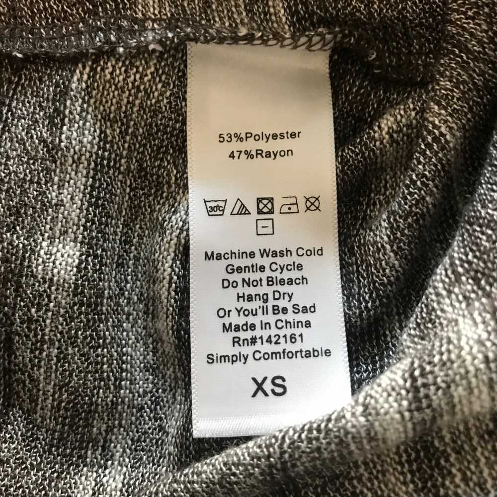 LuLaRoe Sarah Soft Beautiful Striped Duster - Picture 7 of 7
